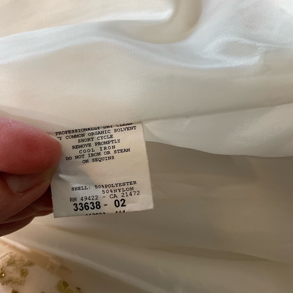 Vintage Jessica McClintock Gunne Sax Strapless Prom Dress 7 - Picture 8 of 8